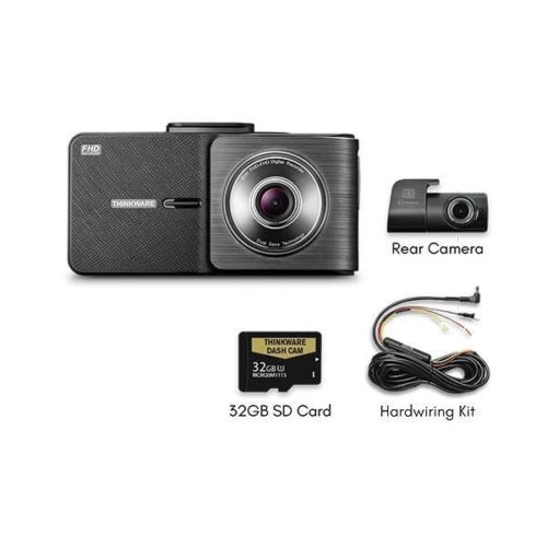 NEW THINKWARE X500D Dashcam w Rear View Camera with 32GB MicroSD X500 UBER LYFT