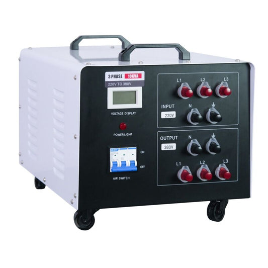 Convertidor de potencia transformador de voltaje Trifásico 220V a 380V de 10 kW sfx