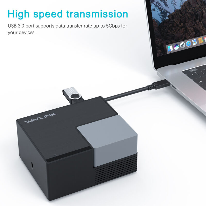 USB C Docking Station Dual Monitor Compatible w/ Mac Windows Thunderbolt 3 & 4 UG69PD2PRO
