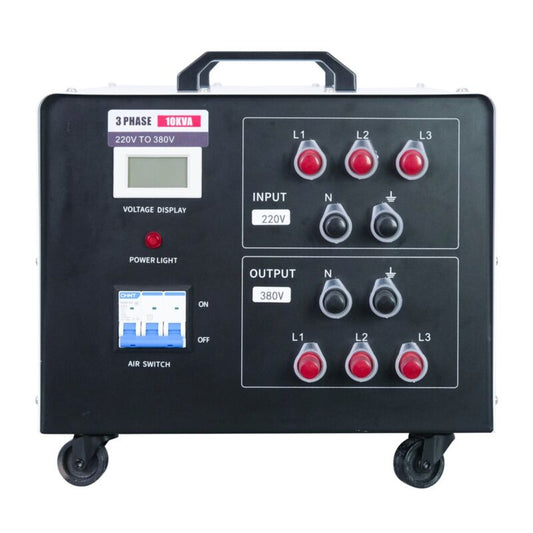 Convertidor de potencia transformador de voltaje TRIFASICO 220V a 380V de 10 kW SFX