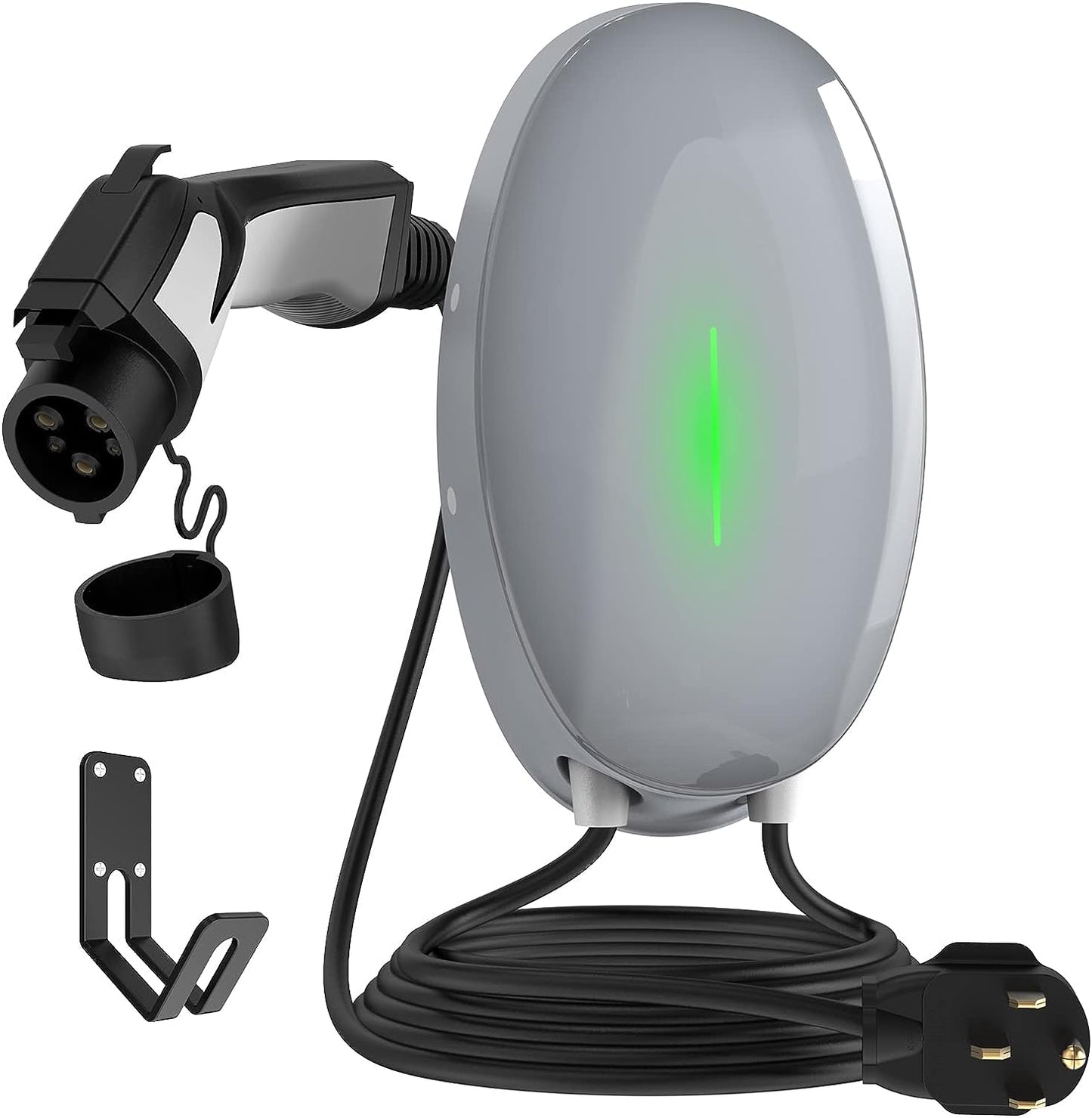 WISSENERGY - Cargador eléctrico de 40 A EV nivel 2 para coche, 220 V-240 V, 8,8 KW WSDD054 para interiores y exteriores NEMA 14-50 EV conector J1772 (40 A, NEMA 14-50)