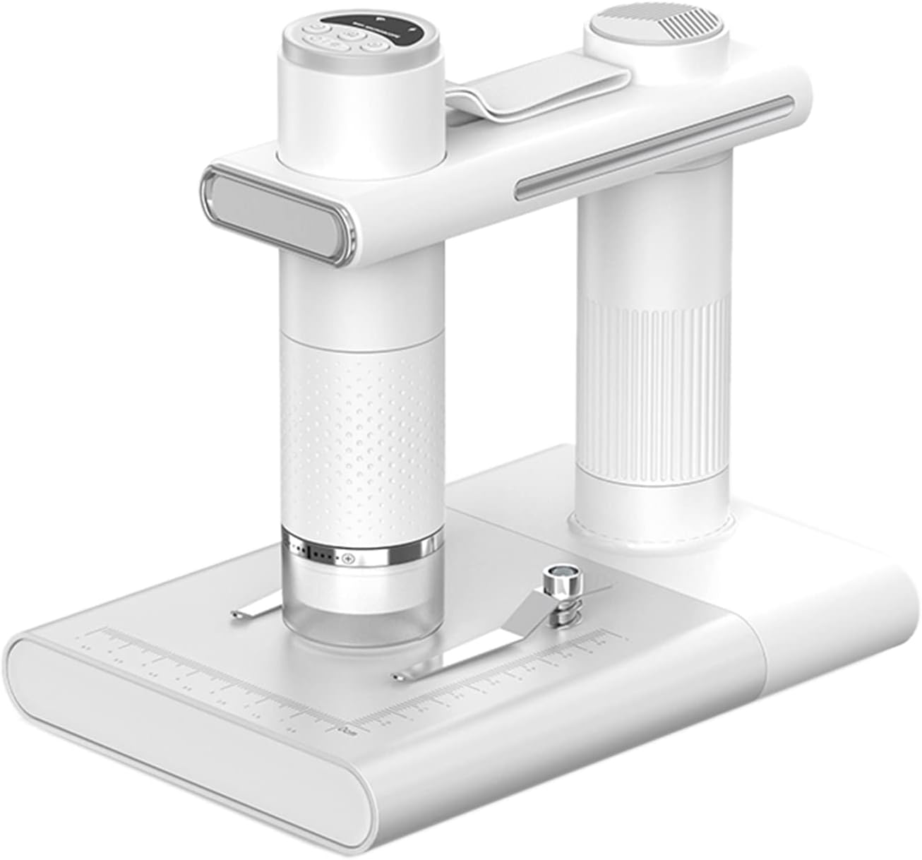 Yeacher Microscopio 1200X con Soporte Manos Libres Inalámbrico WiFi Microscopio Recargable Endoscopio Lupa Cámara Digital óptica 2M Píxeles 50-1000X Aumento 8 Luces LED Ajustables para PC Tablet