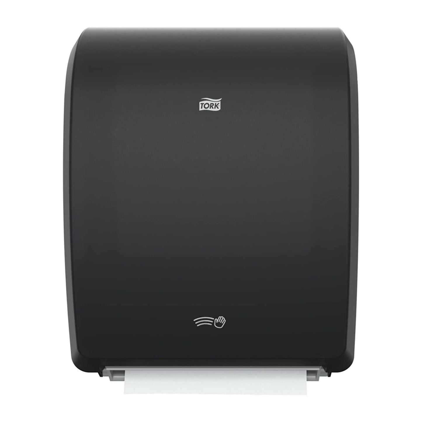Tork Dispensador electrónico de Rollo de Toallas de Papel Negro H80, Duradero con dispensador uno a la Vez, 771828