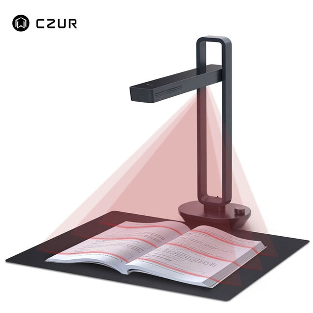 CZUR Book Scanner Aura Pro Portable Scanner for Document A4 A3 Smart Table Led Desk Lamp for macOS Windows|Scanners|