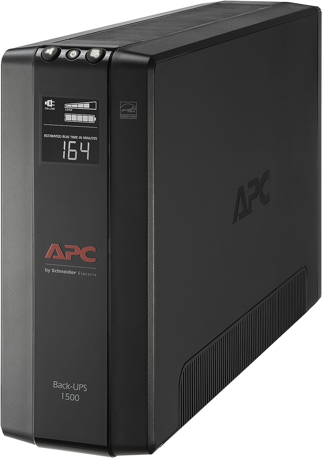 APC UPS 1500 VA UPS Batería de reserva y protector de sobretensión, BX1500 M, fuente de alimentación de batería de reserva, AVR, protección de datos