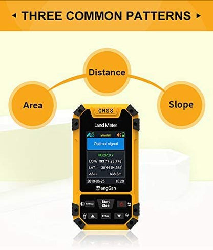 Máquina de topografía de la tierra, metro profesional de la tierra de GPS del receptor GNSS con la pantalla a color para la medida del área