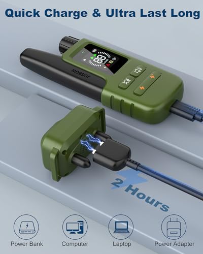 Jugbow Collar de choque para perro, collar de entrenamiento para perros de 4200 pies con control remoto innovador IPX7 impermeable con 4 modos de entrenamiento, collar electrónico recargable DT-61