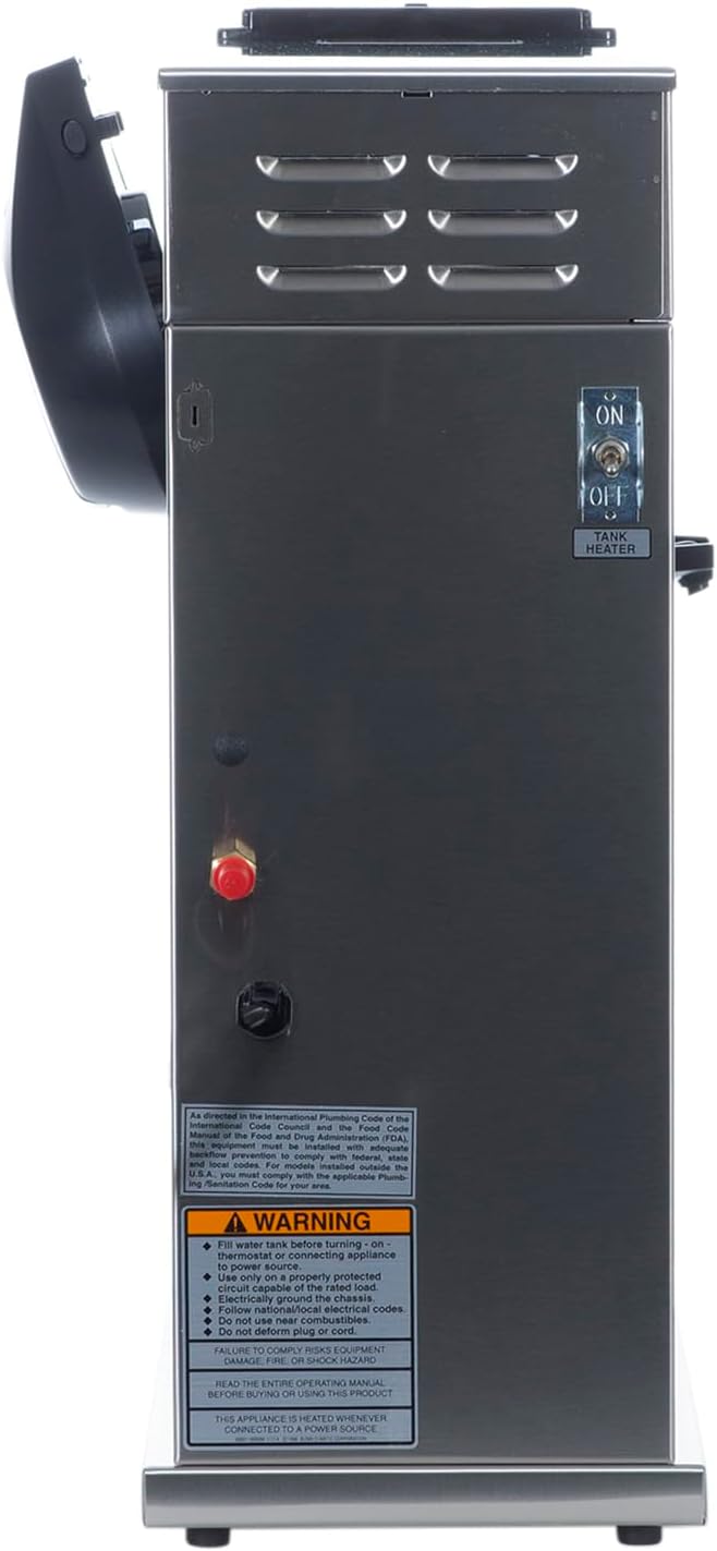 BUNN CWTF15-APS - Cafetera comercial Airpot. Nombre Modelo CWTF15-APS Número de modelo 23001.0006