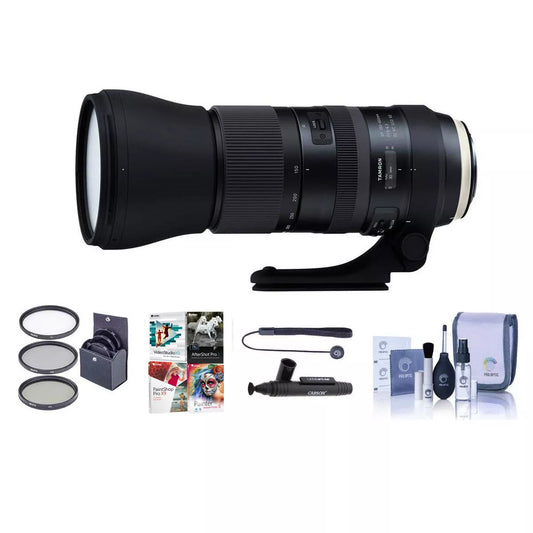 Objetivo Tamron SP 150-600 mm f/5-6,3 Di VC USD G2 para Nikon F con kit de accesorios gratuito AFA022N-700 A