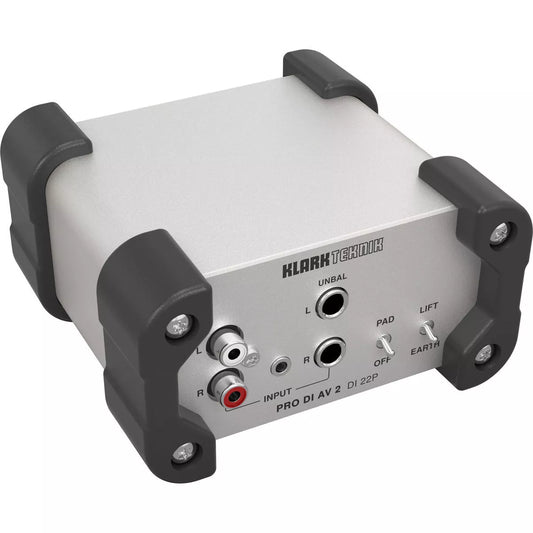 Klark Teknik DI 22P PRO DI AV 2 Caja DI estéreo pasiva con transformadores Midas 
000-CN600-00010