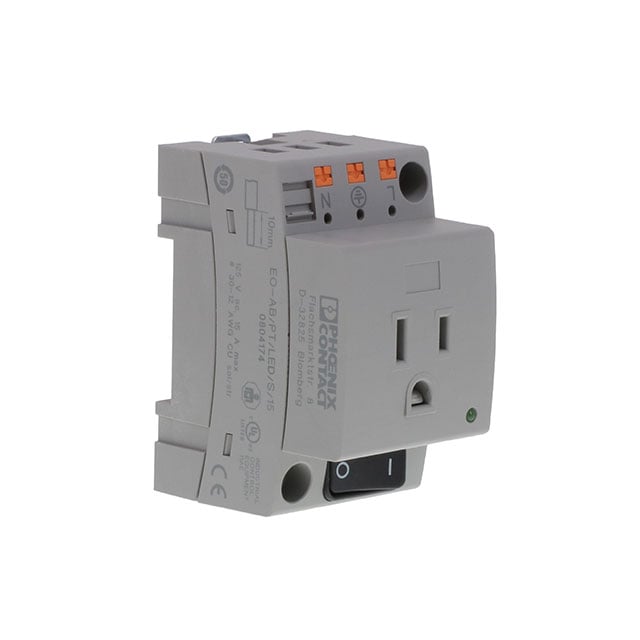 Phoenix Contact 804174 - NEMA 5-15R Receptáculo, enchufes hembra 15A 125VCA