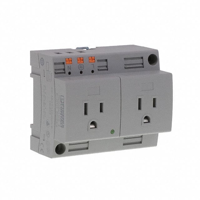 Phoenix Contact 804177 - NEMA 5-15R Receptáculo, enchufes hembra 15A 125VCA