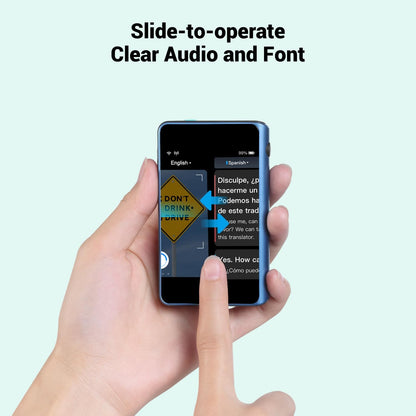 Timekettle, Fluentalk T1 Mini dispositivo de traductor no necesita WiFi, datos móviles globales integrados de 1 año, soporta 40 idiomas y traducción de fotos, traductor de idioma instantáneo para