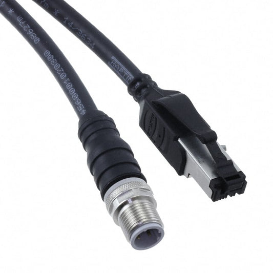 HARTING 9457005073 Han® Circular de 04 pos macho a RJ45, 8p4c 32.81' (10.00m)