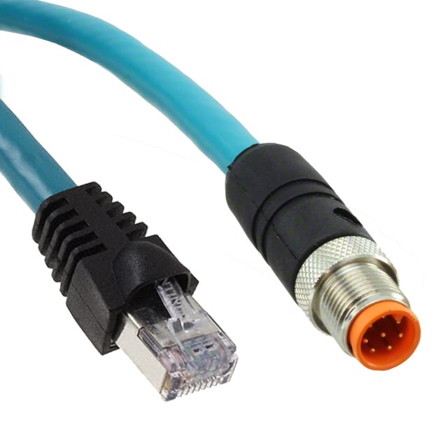 Lumberg Automation 900016072 - Circular de 08 pos macho a RJ45, 8p8c 82.02' (25.00m)
