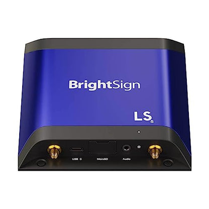 Brightsign LS425 H.265, video Full HD y 4k, Html5, gráficos y audio digital, salida Hdmi, ideal para video en bucle, widgets Html5 simples y experiencias de animación y una sola pantalla táctil