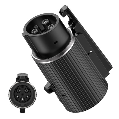 Unitek Adaptador de carga Tesla a J1772 Max 60 Amp 240V apto para todos los J1772 Evs Anti-Drop Lock EV Adaptador de cargador funciona con conectores de pared Tesla de alta potencia AR-P1503A