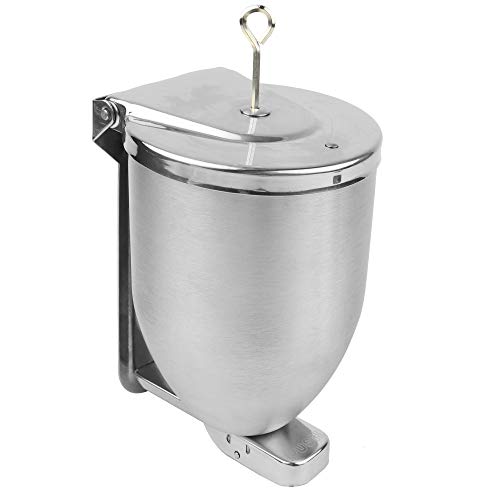 Vollum Dispensador de jabón en polvo, dispensador de jabón de baño de acero inoxidable de 32 onzas con tapa de relleno grande, dispensador de jabón de cocina con bomba fuerte para montaje en pared