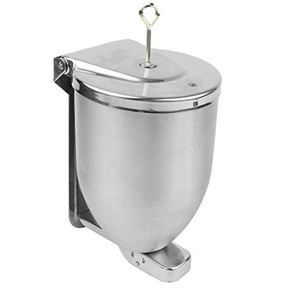Vollum Dispensador de jabón en polvo, dispensador de jabón de baño de acero inoxidable de 32 onzas con tapa de relleno grande, dispensador de jabón de cocina con bomba fuerte para montaje en pared