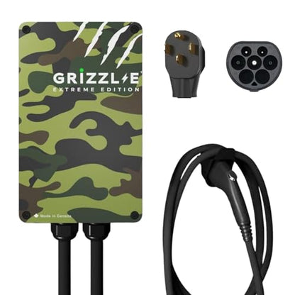 Grizzl-E GBT Classic Cargador de vehículo eléctrico Nivel 2 hasta 40A-10 kW/h, estación de Carga para Interiores/Exteriores con certificación UL-NOMmx, Enchufe NEMA 14-50, Cable Premium de 7.3 Metros