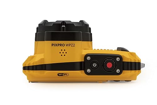KODAK PIXPRO WPZ2 - Cámara digital resistente al agua de 16 MP, zoom óptico de 2.7 pulgadas, video LCD Full HD, amarillo