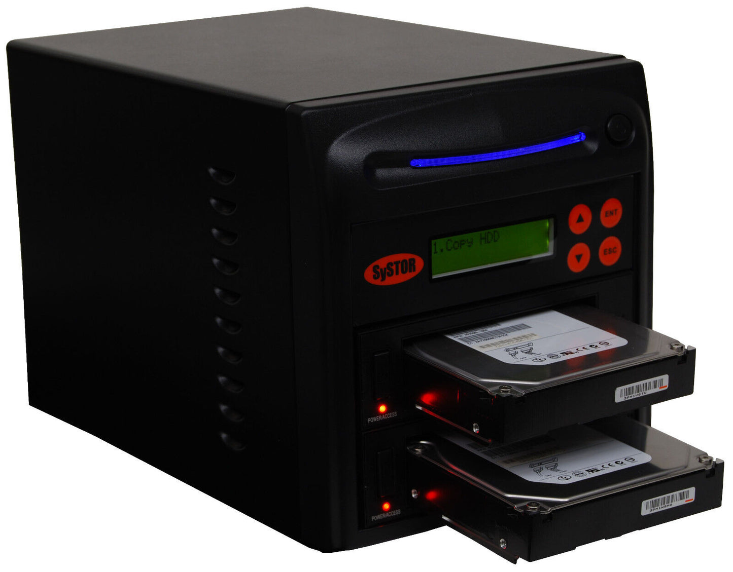 Duplicador y esterilizador de discos duros SSD HDD SATA 2,5" y 3,5" Systor 1:1 - 5,4 GB/min