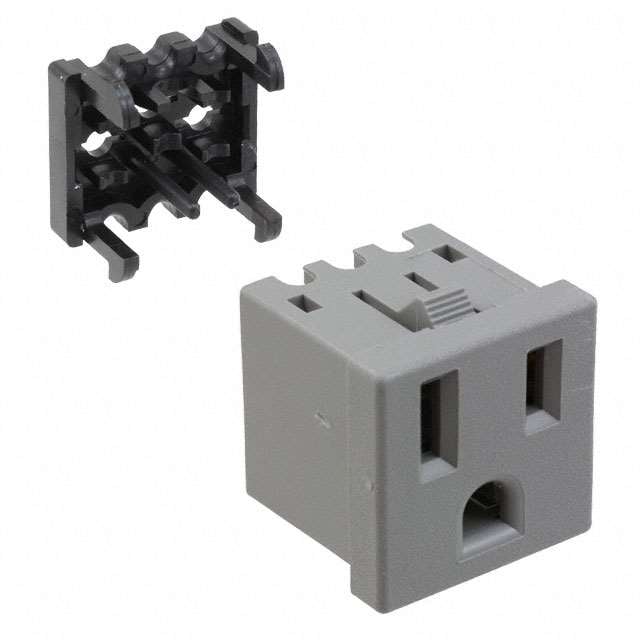 TE Connectivity AMP Connectors 1-208979-1 - NEMA 5-15R Receptáculo, enchufes hembra 15A 125VCA