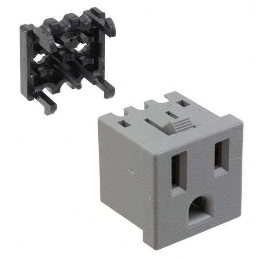 TE Connectivity AMP Connectors 1-208979-1 - NEMA 5-15R Receptáculo, enchufes hembra 15A 125VCA