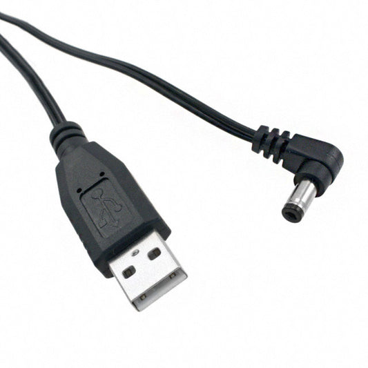 Tensility International Corp 10-00254 - Clavija tipo barril - 1.7mm DI, 4.75mm DE a clavija macho USB A 6.00' (1.83m)