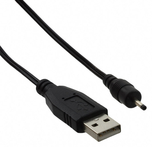 Tensility International Corp 10-00256 - Clavija tipo barril - 0.7mm DI, 2.35mm DE a clavija de conexión macho USB A 6.00' (1.83m)