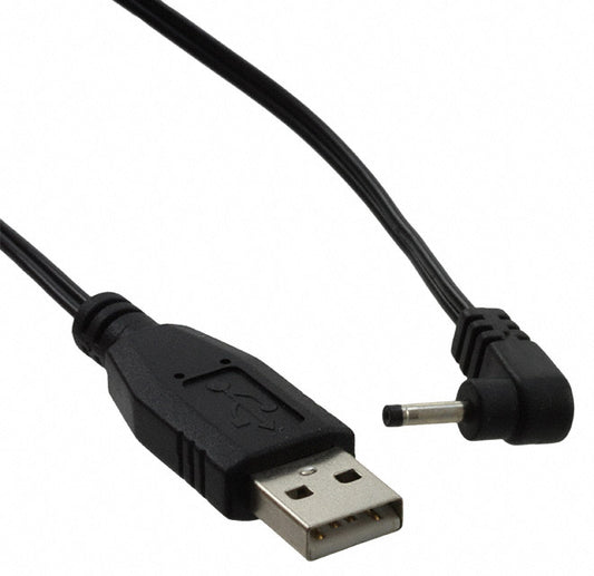 Tensility International Corp 10-00258 - Clavija tipo barril - 0.7mm DI, 2.35mm DE a clavija macho USB A 6.00' (1.83m)