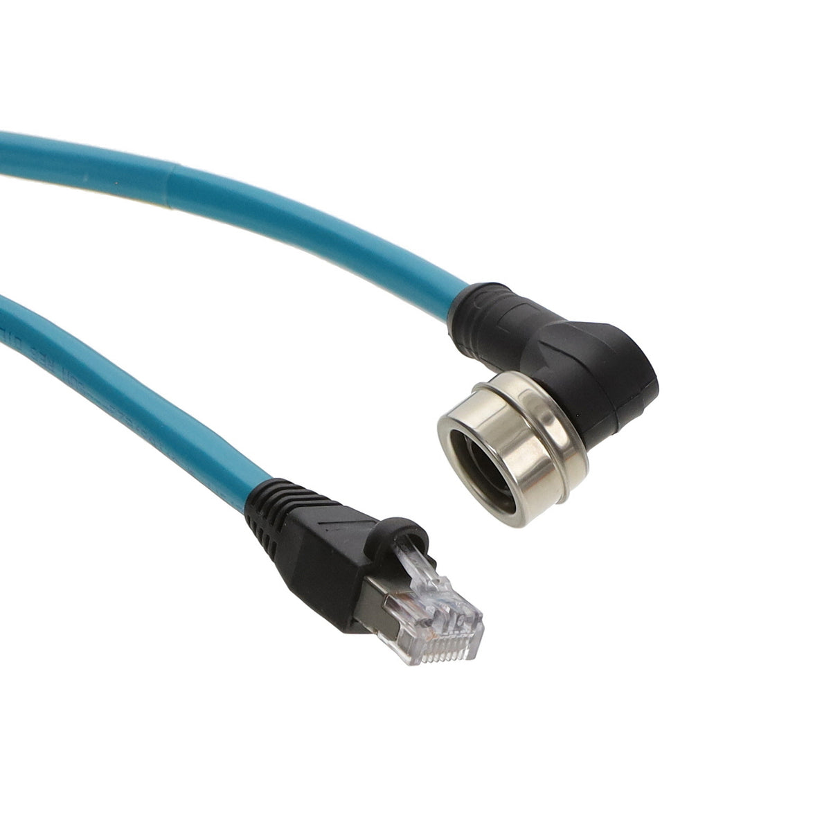 Molex 1201080336 120109 Circular de 04 pos macho a RJ45, ángulo recto a RJ45, 8p4c 6.56' (2.00m)