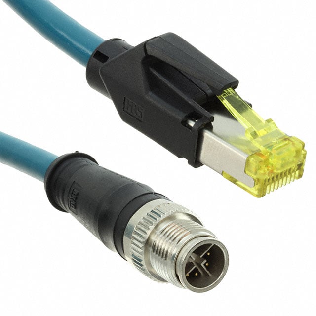 Molex 1203410505 120341 Circular de 08 pos macho a RJ45, 8p8c 16.40' (5.00m)