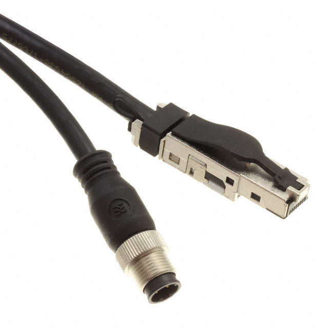 Weidmüller 1220310020 - Circular de 04 pos macho a RJ45, 8p4c 6.56' (2.00m)