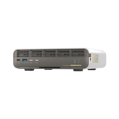 QNAP TBS-h574TX NASbook de 5 bahías Thunderbolt 4 totalmente flash, Intel Core i3, 12 GB de RAM,