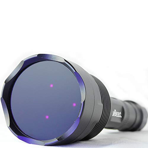 Nueva linterna UV de luz negra V3 de 365 nm – Alta definición ultravioleta – Alta potencia y largo alcance de grado profesional de haz mejor para uso profesional/comercial – Stock de Estados