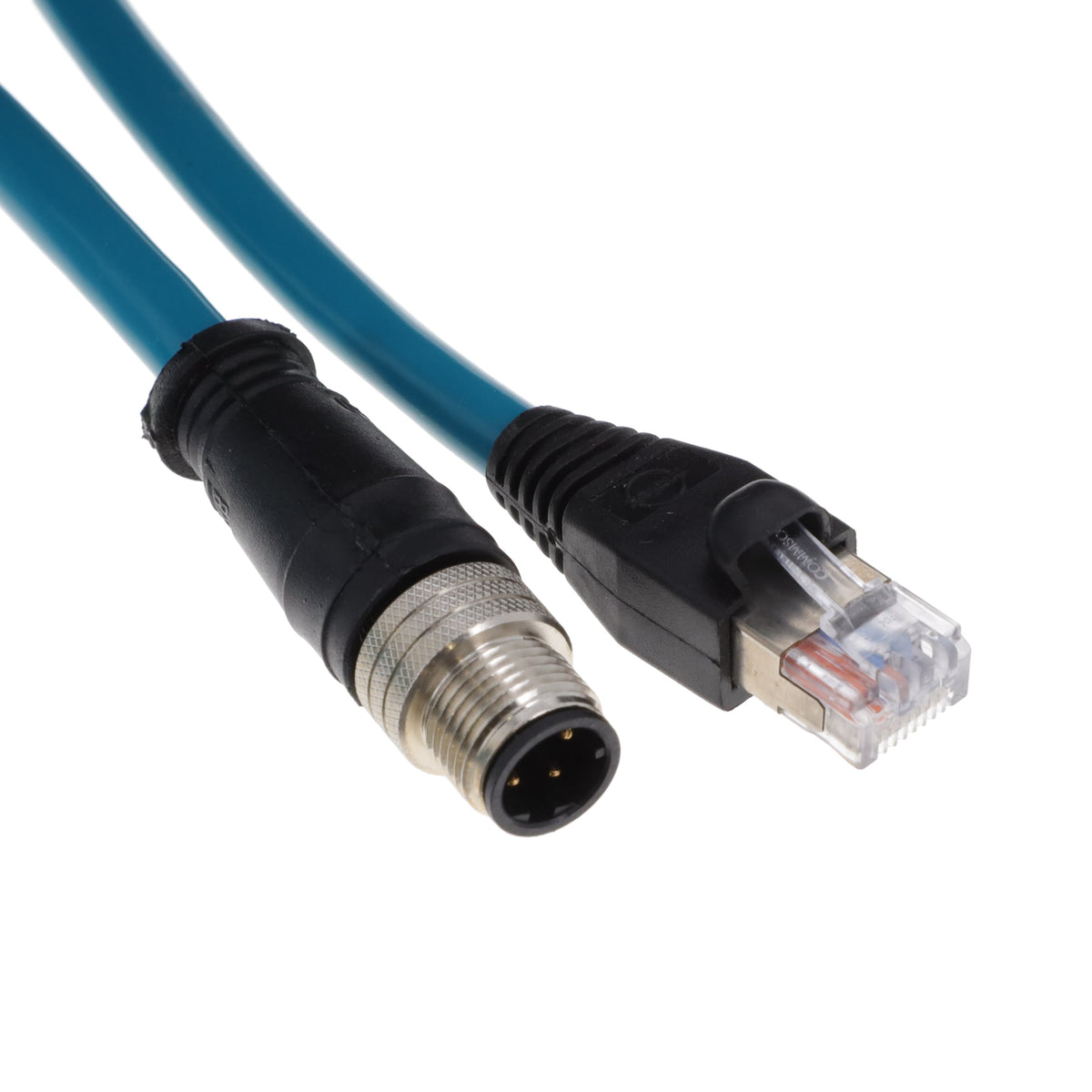 Molex 1300480016 Brad Micro-Change 130048 Circular de 04 pos macho a RJ45, 8p4c 49.21' (15.00m)
