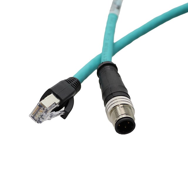 Molex 1300480308 Brad Micro-Change 120108 Circular de 04 pos macho a RJ45, 8p4c 65.62' (20.00m)