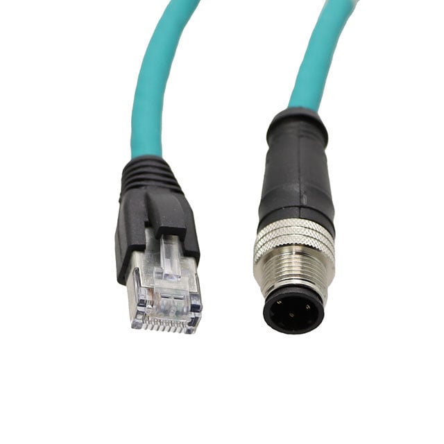 Molex 1300480349 Brad Micro-Change 130048 Circular de 04 pos macho a RJ45, 8p4c 9.84' (3.00m)