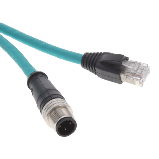 Molex 1300480360 Brad Micro-Change 130048 Circular de 04 pos macho a RJ45, 8p4c 98.43' (30.00m)