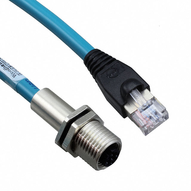 Molex 1300540021 Brad Ultra-Lock 130054 Circular, hembra y de 04 pos a RJ45, 8p4c 6.56' (2.00m)