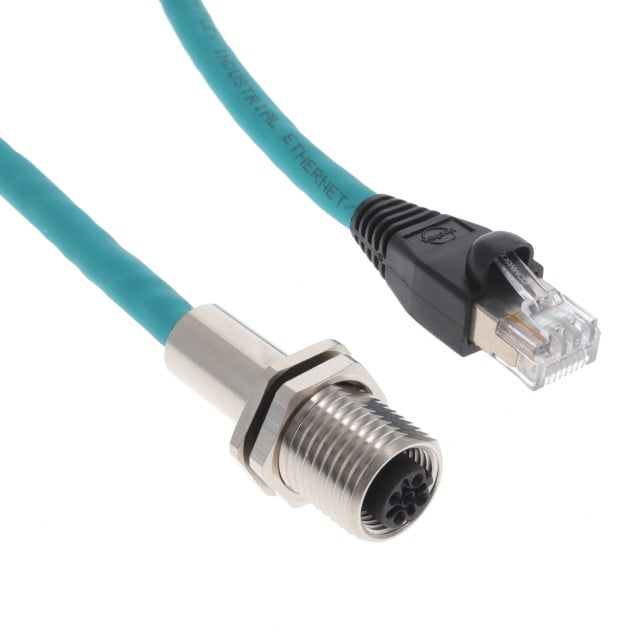 Molex 1300580302 Brad Ultra-Lock 130058 Circular, hembra y de 04 pos a RJ45, 8p4c 6.56' (2.00m)