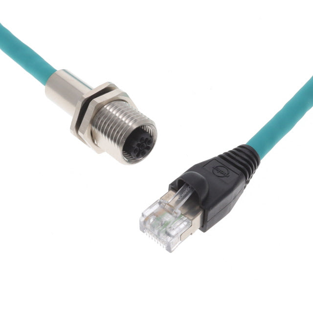 Molex 1300580303 Brad Ultra-Lock 130058 Circular, hembra y de 04 pos a RJ45, 8p4c 13.12' (4.00m)