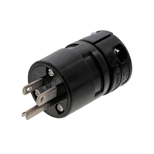 Molex 1301410016 Super-Safeway 130141 NEMA 5-15P Clavija de conexión, hojas macho 15A 125VCA