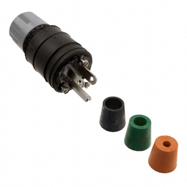 Molex 1301410070 Super-Safeway 130141 NEMA 5-15P Clavija de conexión, hojas macho 15A 125VCA