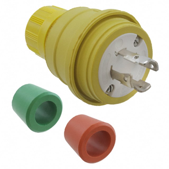 Molex 1301470029 Watertite 130147 NEMA L16-20P Clavija de conexión, hojas macho 20A 480VCA, 3 fase