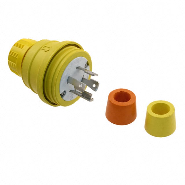 Molex 1301470081 Watertite 130147 NEMA L16-30P Clavija de conexión, hojas macho 30A 480VCA, 3 fase