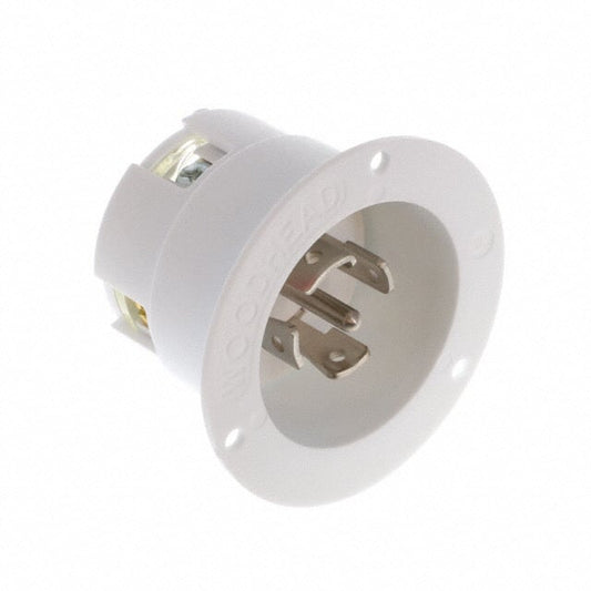 Molex 1301490003 Safeway 130149 NEMA L23-30R Receptáculo, hojas macho 30A 600VCA, 3 fase