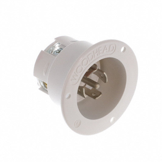 Molex 1301490032 Safeway 130149 NEMA L21-20R Receptáculo, hojas macho 20A 208VCA, 3 fase