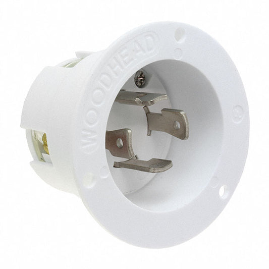 Molex 1301490054 Safeway 130149 NEMA L17-30P Receptáculo, hojas macho 30A 600VCA, 3 fase